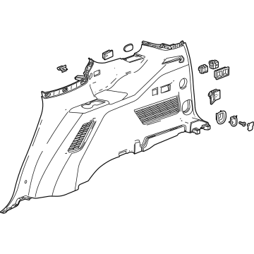 GM 84772056 Panel Assembly, Qtr Lwr Rr Tr *Atmosphere