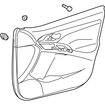 GM 19184810 Panel,Front Side Door Trim