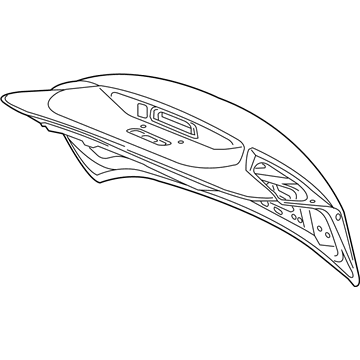 GM 84209474 Lid Assembly, R/Cmpt