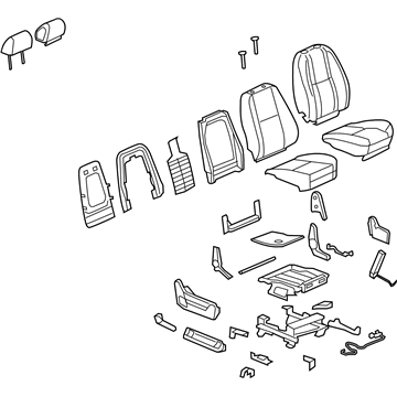 Cadillac 25826236 Seat Assembly