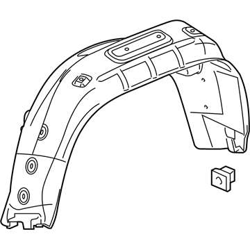 GM 22893879 Liner, Rear Wheelhouse