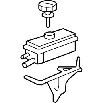 2009 Saturn Aura Power Steering Reservoir - 25780649