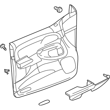 Oldsmobile 15085548 Door Trim Panel