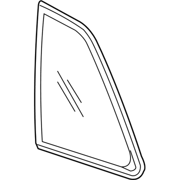 GM 10355880 Window Assembly, Quarter Rh (Service)