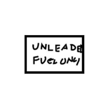 GM 14107916 Label, Unleaded Fuel Only