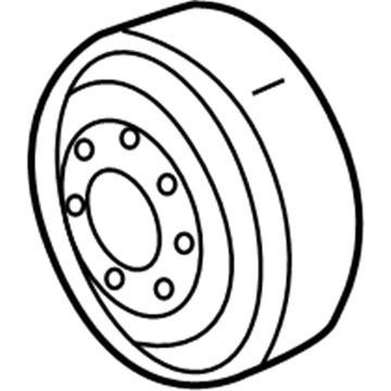 Chevy 12550053 Pulley