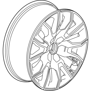 GMC 84604787 Wheel, Alloy