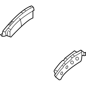 2016 GMC Sierra 2500 HD Brake Pad - 87827068