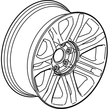 Cadillac 84341232 Wheel, Alloy