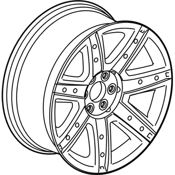 Cadillac 84497729 Wheel, Alloy