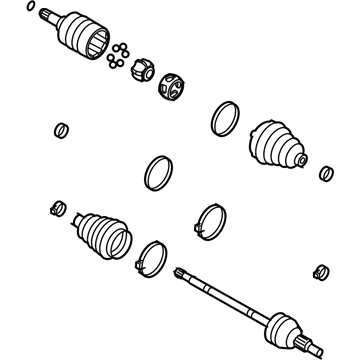 Chevy 88964475 Axle Assembly