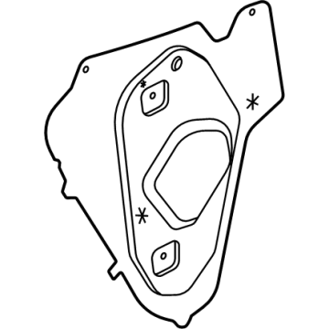 Chevy 42735135 Water Deflector