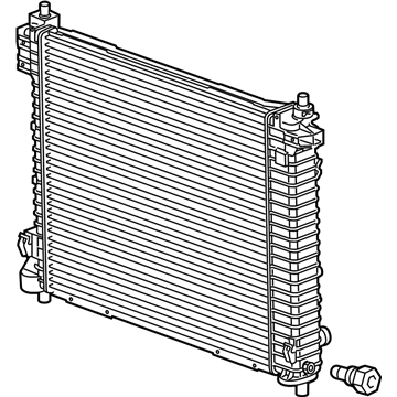 2010 Cadillac SRX Radiator - 23428314