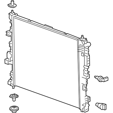 Cadillac 85141935 Radiator