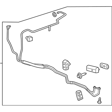 Cadillac 84290075 Hose & Tube Assembly