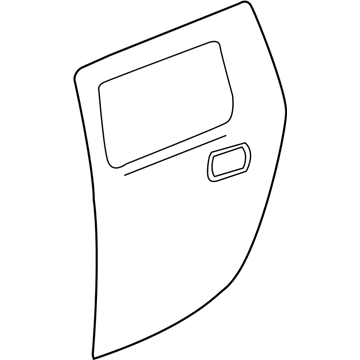 GM 15192381 Panel, Rear Side Door Outer