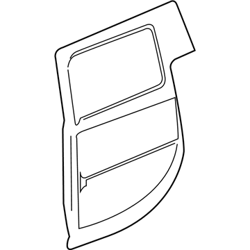 GM 10396626 Door Assembly, Rear Side