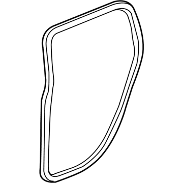 GM 15131021 Weatherstrip,Rear Side Door