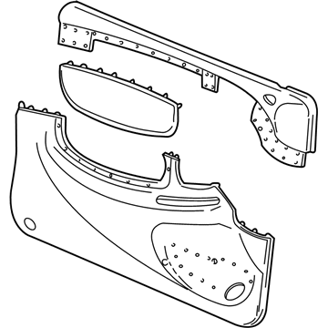 Oldsmobile 22657064 Door Trim Panel