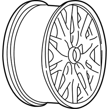 Pontiac 9594058 Wheel, Alloy