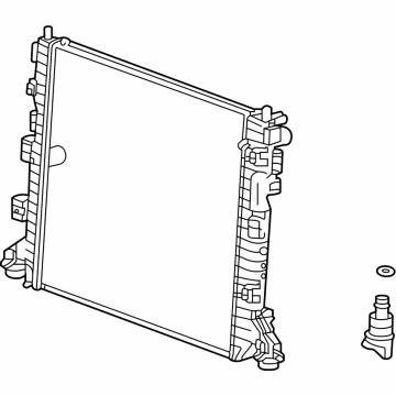 Cadillac 84743114 Radiator