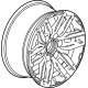 GM 84738115 WHEEL-FRT & RR