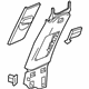 GM 84085796 Panel Assembly, Center Pillar Upper Trim *Maple Sugar