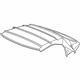 GM 22859605 Cover, Headlining Trim Panel