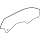 GM 23429011 Window, Front S/D