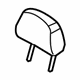 GM 13115087 Headrest, Black, Front GM 13115087 Headrest, Black, Front