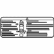 GM 23430790 Label, Battery Warning