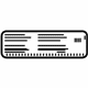 GM 23444174 Label, Cng Fuel System Information