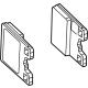 GM 84935102 Pad Kit, Park Brk Clpr