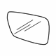 GM 23408728 Mirror, Outside Rear View (Reflector Glass & Backing Plate)