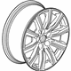 GM 84855227 Wheel, Front & Rr