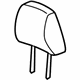 GM 19179401 Headrest, Front Driver Side GM 19179401 Headrest, Front Driver Side