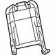 GM 12387283 Seat Back Frame, Front GM 12387283 Seat Back Frame, Front