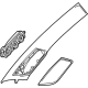 GM 84754814 Molding Assembly, W/S Garn *Jet Black