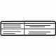 GM 22923740 Label,A/C Refrigerant & Fan Blade Warning