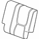 GM 89043178 Seat Back Cover, Gray GM 89043178 Seat Back Cover, Gray