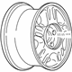 GM 9592264 Wheel Rim Assembly, 15X6