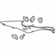 GM 23351596 Panel Assembly, Quarter Window Trim Finish *Platinum