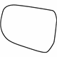 GM 23105610 Glass,Outside Rear View Mirror (W/Backing Plate)