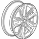 GM 22968933 Wheel Rim,Front & Rear