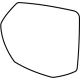 GM 84315163 Mirror, O/S Rr View (Refl Glass & Bkg Plt)