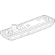 GM 42734783 Module Assembly, Rear Lic Plt Lp