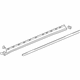 GM 84453928 Molding Assembly, Rkr Pnl *Black