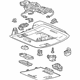 GM 84456883 Console Assembly, Rf *Shale