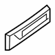 GM 84569053 Plate Assembly, L/Gate Tr Lvl Na *Exterior Brim