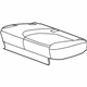 GM 22761091 Cover,Rear Seat Cushion Pad